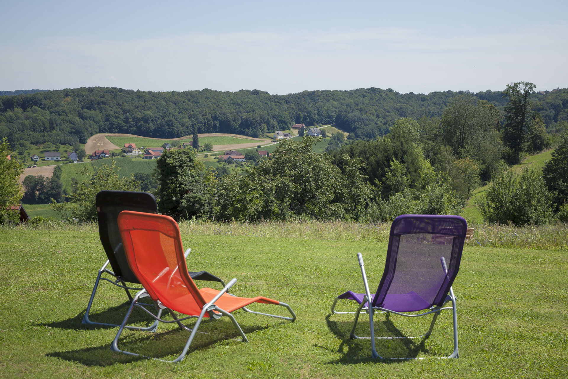 Entspannung vor dem Panorama